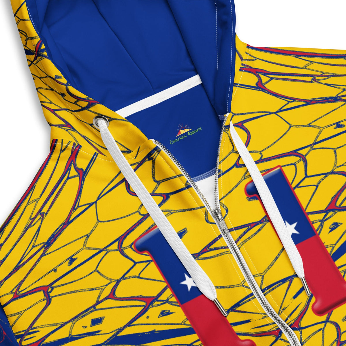 Venezuela Football Unisex zip hoodie - Conscious Apparel Store