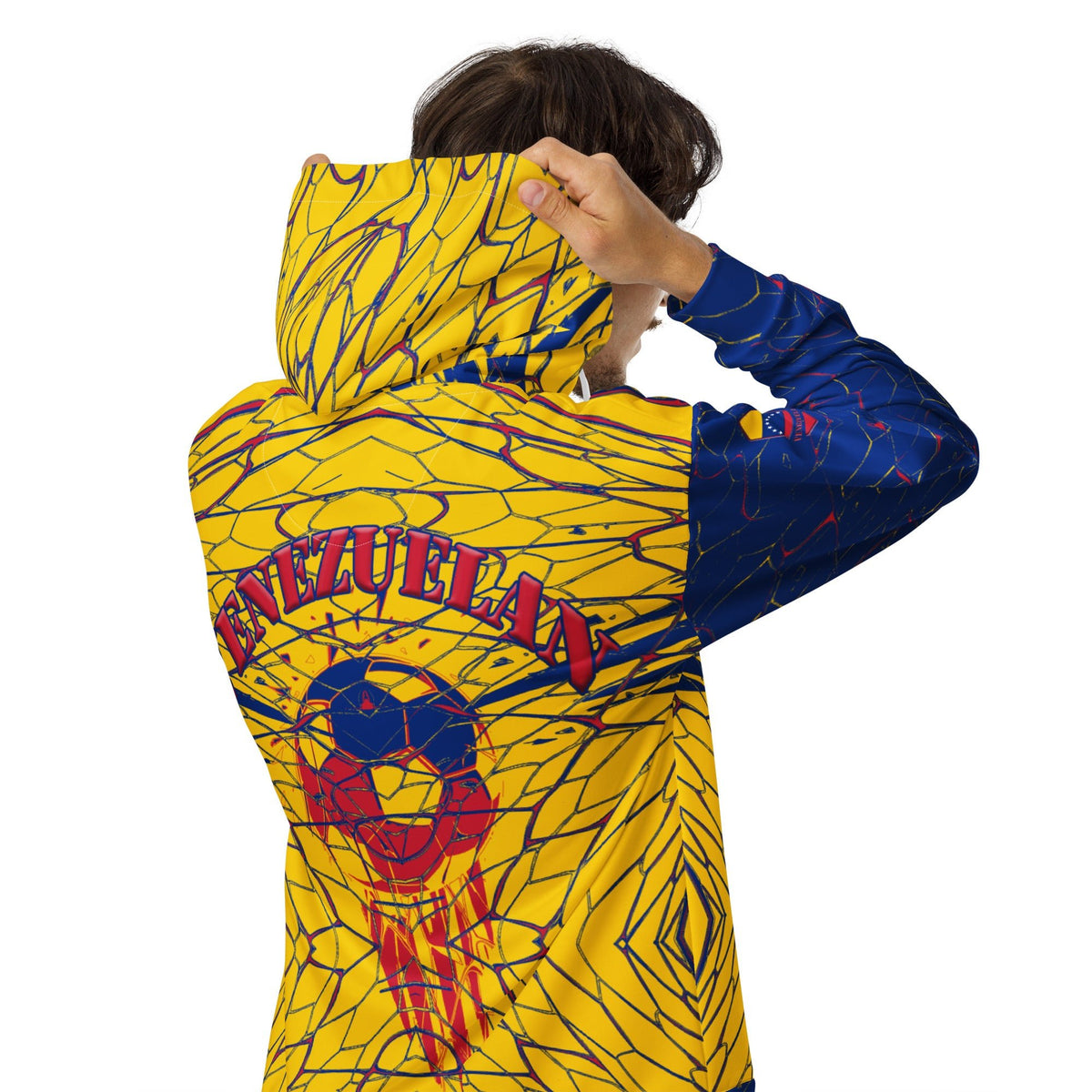 Venezuela Football Unisex zip hoodie - Conscious Apparel Store