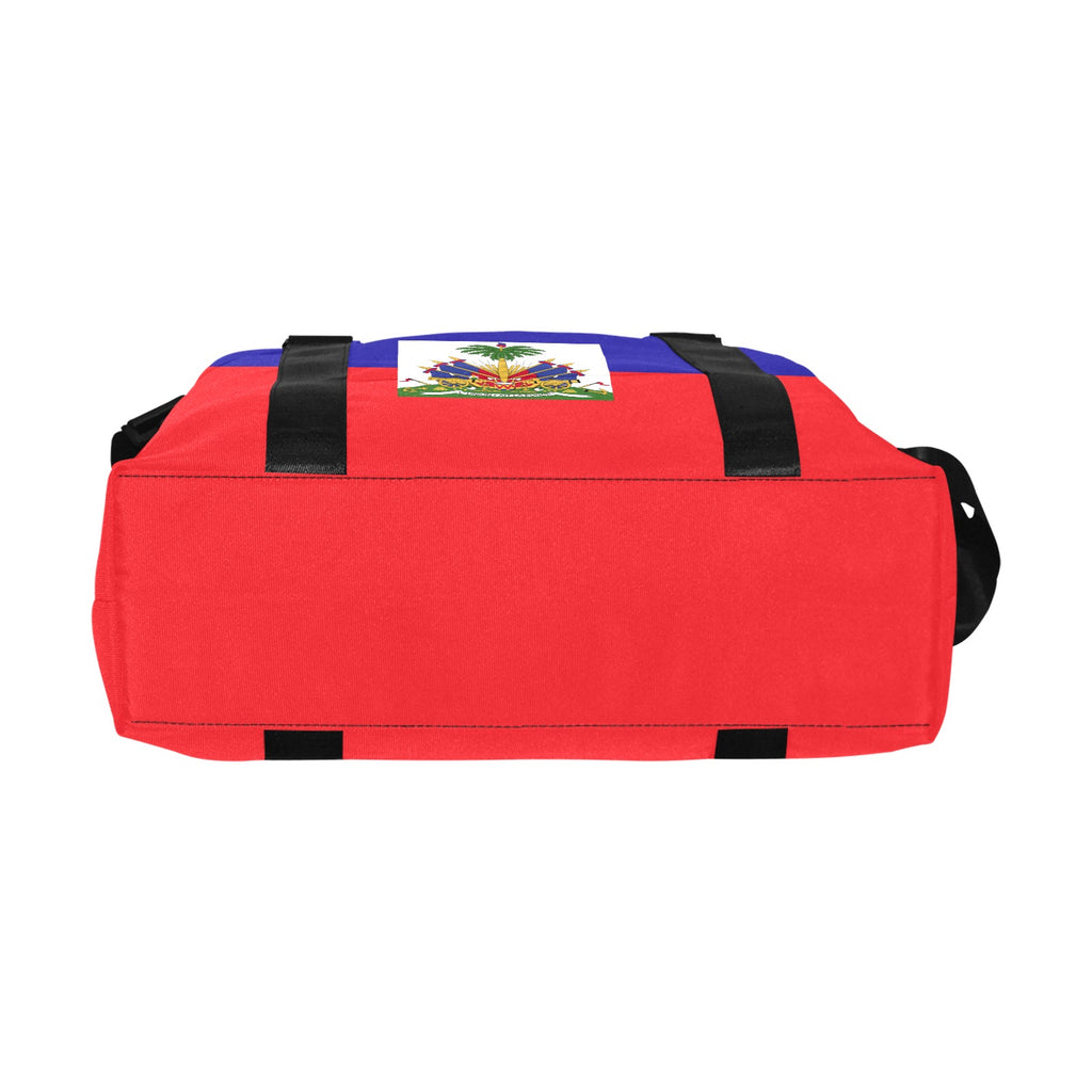 Haiti Flag Large Capacity Duffle Bag