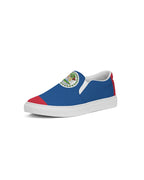 Belize Flag Men's Slip-On Canvas Shoe - Conscious Apparel Store