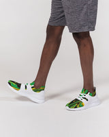 Jamaica Flag Splash-Camo Men's Two-Tone Sneaker - Conscious Apparel Store