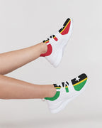 St Kitts & Nevis Flag Women's Two-Tone Sneaker - Conscious Apparel Store