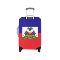 Haiti Flag Luggage Cover/Small 18"-21"
