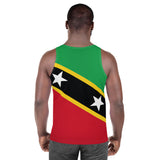 St Kitts & Nevis Unisex Tank Top - Conscious Apparel Store