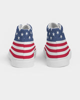 American Flag Men's Hightop Canvas Sneakers - Conscious Apparel Store