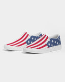 American Flag Men's Slip-On Canvas Shoe - Conscious Apparel Store