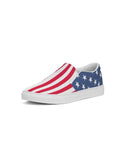 American Flag Men's Slip-On Canvas Shoe - Conscious Apparel Store