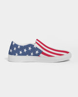 American Flag Men's Slip-On Canvas Shoe - Conscious Apparel Store