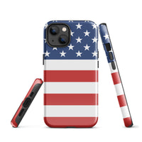 American Flag Tough Cellphone Case for iPhone® - Conscious Apparel Store