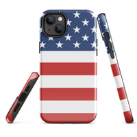 American Flag Tough Cellphone Case for iPhone® - Conscious Apparel Store