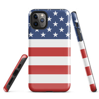 American Flag Tough Cellphone Case for iPhone® - Conscious Apparel Store