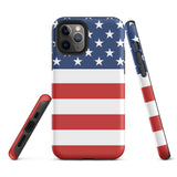 American Flag Tough Cellphone Case for iPhone® - Conscious Apparel Store