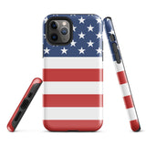 American Flag Tough Cellphone Case for iPhone® - Conscious Apparel Store