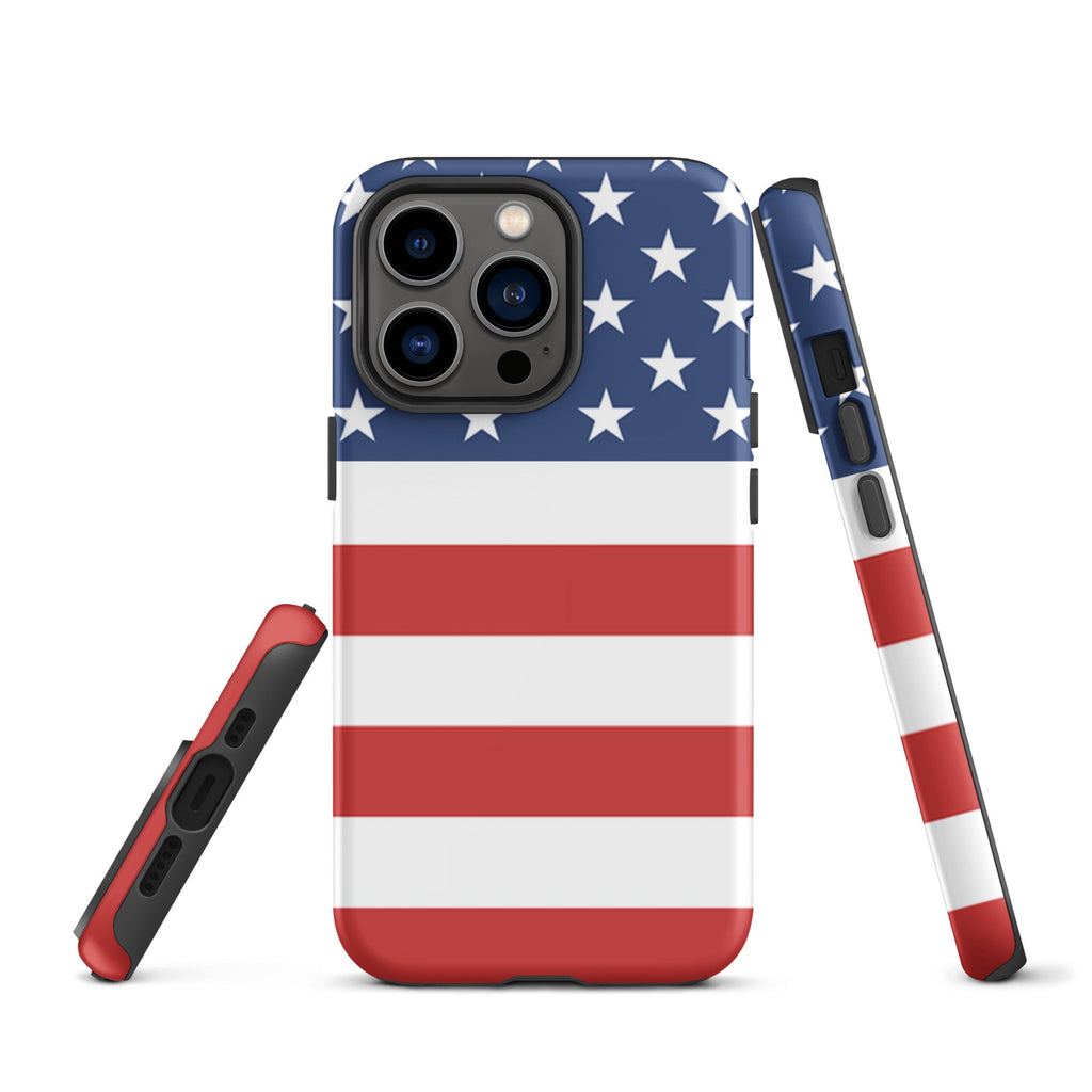 American Flag Tough Cellphone Case for iPhone® - Conscious Apparel Store