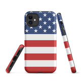 American Flag Tough Cellphone Case for iPhone® - Conscious Apparel Store