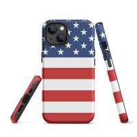 American Flag Tough Cellphone Case for iPhone® - Conscious Apparel Store