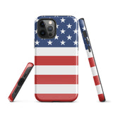 American Flag Tough Cellphone Case for iPhone® - Conscious Apparel Store