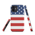 American Flag Tough Cellphone Case for iPhone® - Conscious Apparel Store