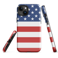 American Flag Tough Cellphone Case for iPhone® - Conscious Apparel Store