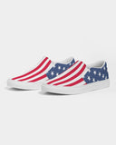 American Flag Women's Slip-On Canvas Shoe - Conscious Apparel Store