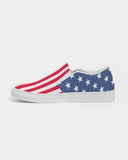 American Flag Women's Slip-On Canvas Shoe - Conscious Apparel Store