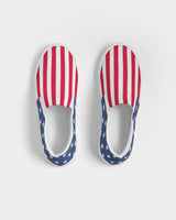 American Flag Women's Slip-On Canvas Shoe - Conscious Apparel Store