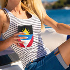 Antigua & Barbuda Flag 12oz Wine Tumbler - Conscious Apparel Store