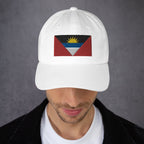 Antigua & Barbuda Flag Ball Cap - Conscious Apparel Store