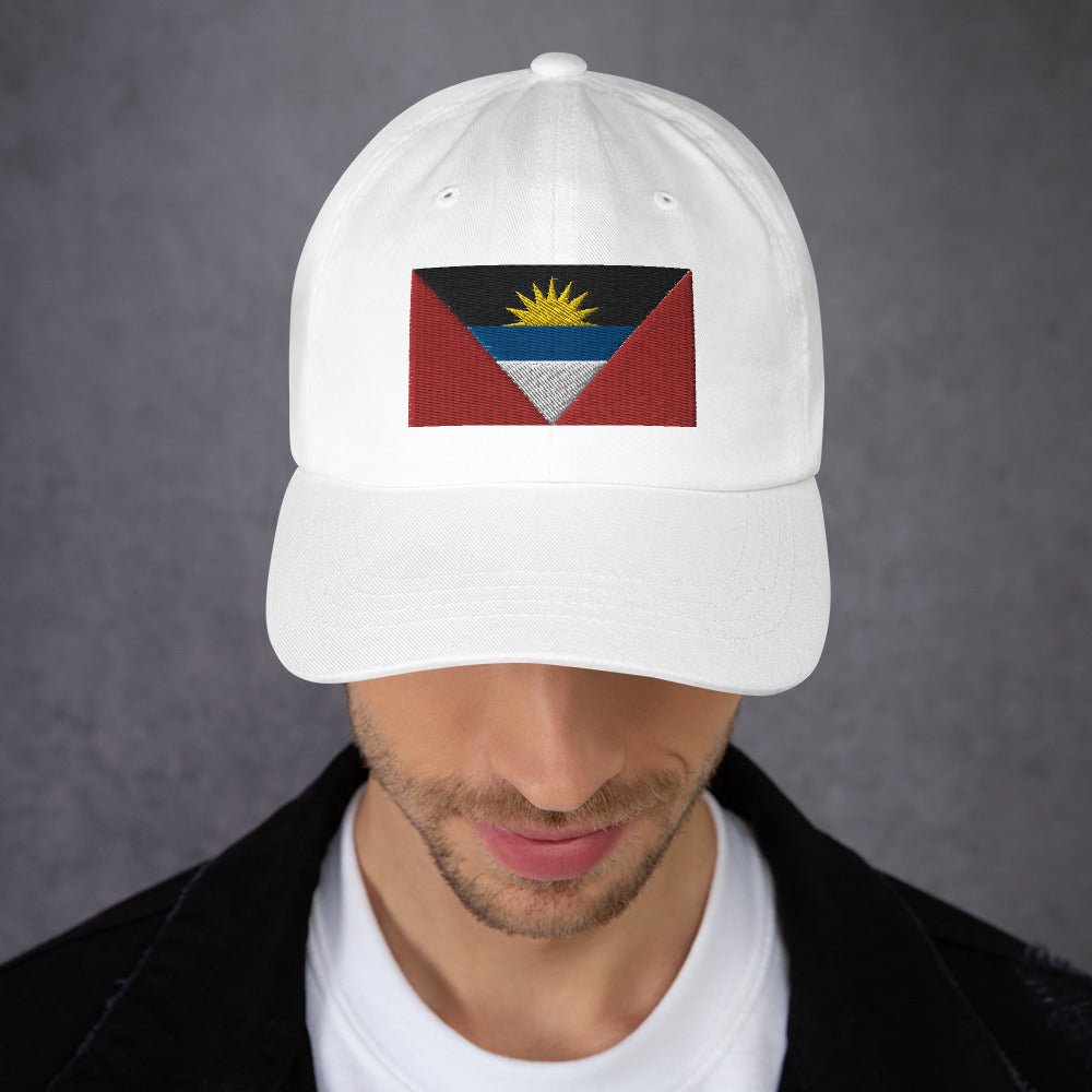 Antigua & Barbuda Flag Ball Cap - Conscious Apparel Store