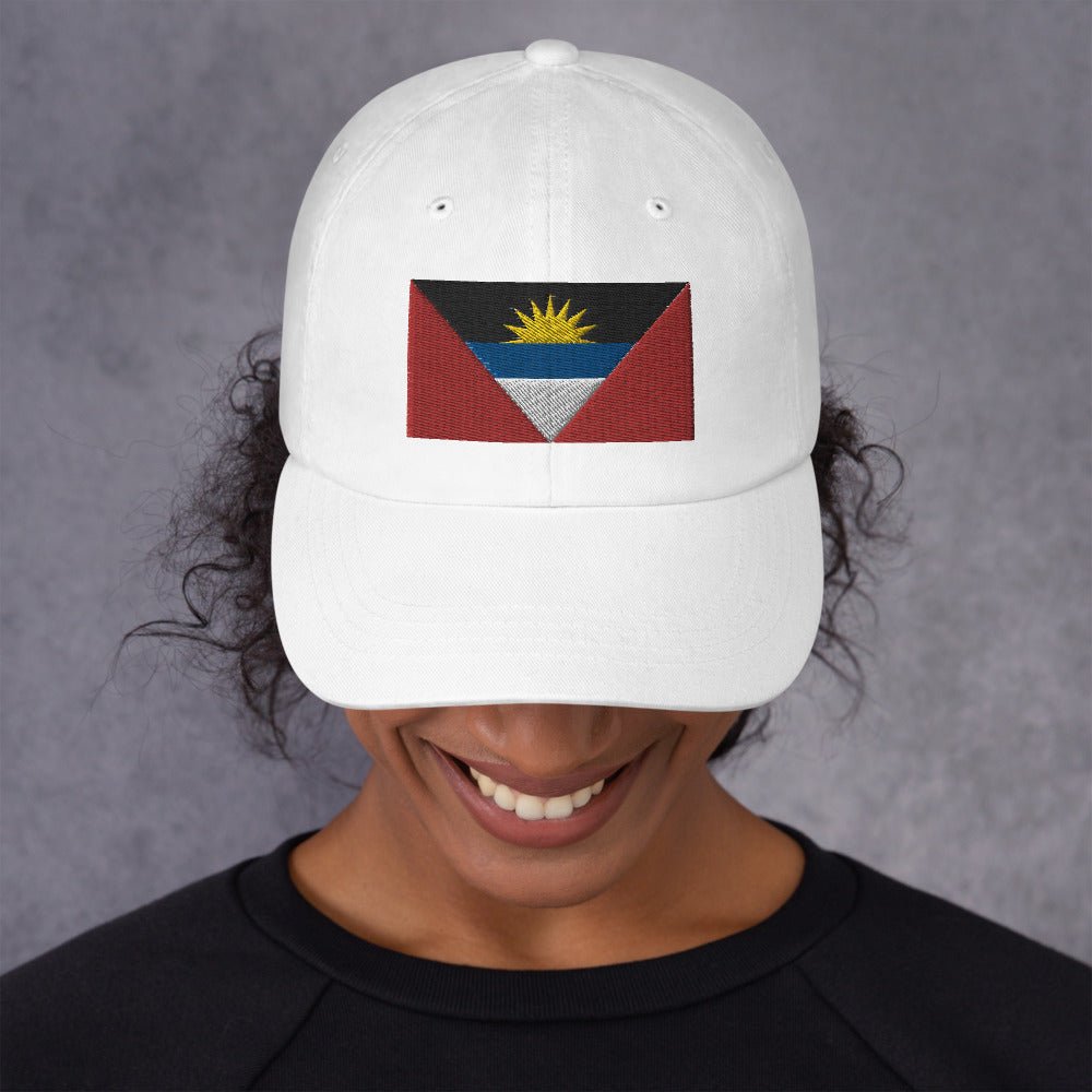Antigua & Barbuda Flag Ball Cap - Conscious Apparel Store
