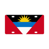 Antigua & Barbuda Flag Classic License Plate - Conscious Apparel Store