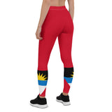 Antigua & Barbuda Flag Leggings - Conscious Apparel Store