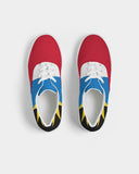 Antigua & Barbuda Flag Men's Lace Up Canvas Shoe - Conscious Apparel Store