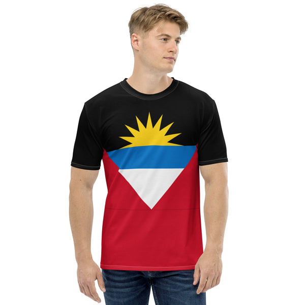 Antigua & Barbuda Flag Men's T-shirt - Conscious Apparel Store