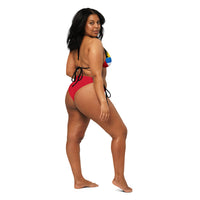 Antigua & Barbuda Flag string bikini - Conscious Apparel Store