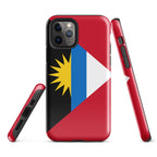 Antigua & Barbuda Flag Tough Cellphone Case for iPhone® - Conscious Apparel Store