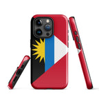Antigua & Barbuda Flag Tough Cellphone Case for iPhone® - Conscious Apparel Store