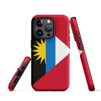 Antigua & Barbuda Flag Tough Cellphone Case for iPhone® - Conscious Apparel Store