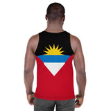 Antigua & Barbuda Flag Unisex Tank Top - Conscious Apparel Store
