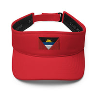 Antigua & Barbuda Flag Visor - Conscious Apparel Store