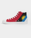 Antigua & Barbuda Flag Women's Hightop Canvas Sneakers - Conscious Apparel Store