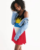 Antigua & Barbuda Flag Women's Racerback Dress - Conscious Apparel Store