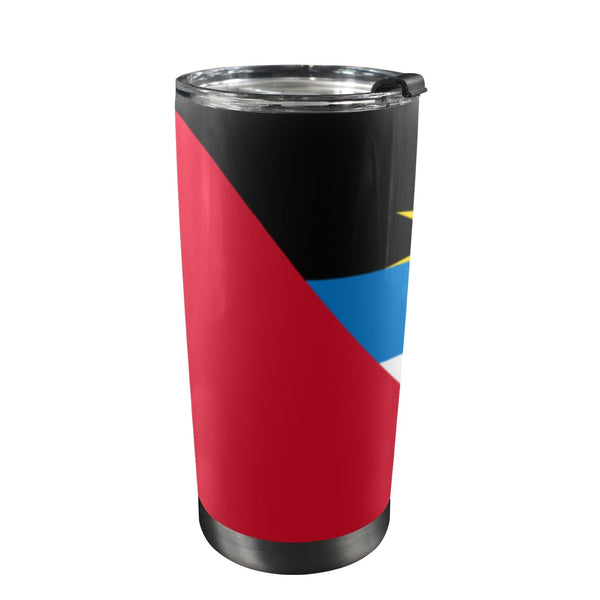 Antigua Flag 20oz Mobile Tumbler with Lid (Black Lock) - Conscious Apparel Store