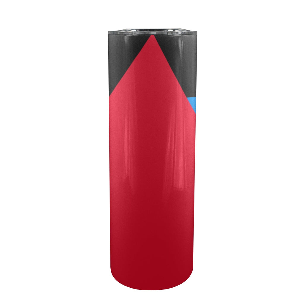 Antigua Flag 20oz Tall Skinny Tumbler with Lid and Straw - Conscious Apparel Store