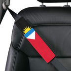 Antigua Flag Car Seat Belt Cover 7''x12.6'' (Pack of 2) - Conscious Apparel Store