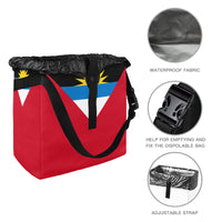 Antigua Flag Car Trash Bag - Conscious Apparel Store