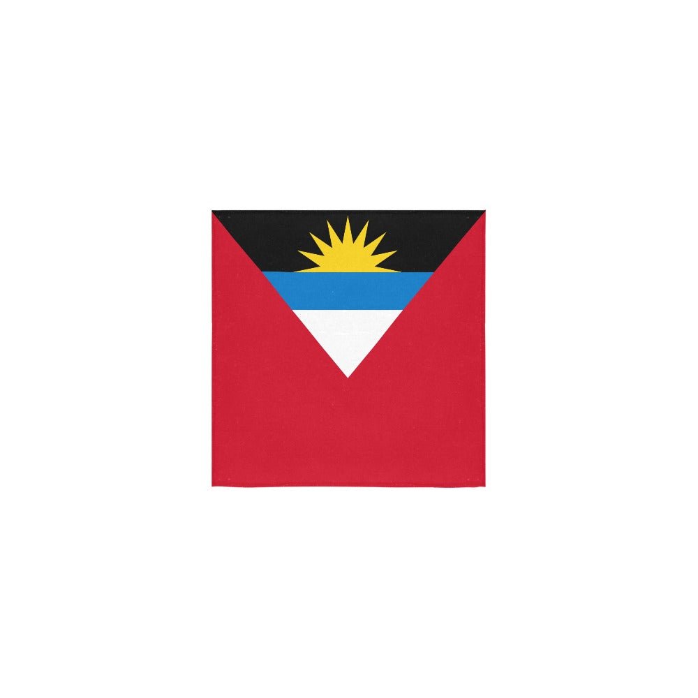 Antigua Flag Square Towel 13“x13” - Conscious Apparel Store