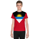 Antigua Flag Youth crew neck t-shirt - Conscious Apparel Store