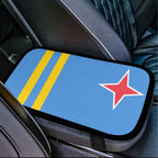 Aruba Flag Car Armrest Cover - Conscious Apparel Store