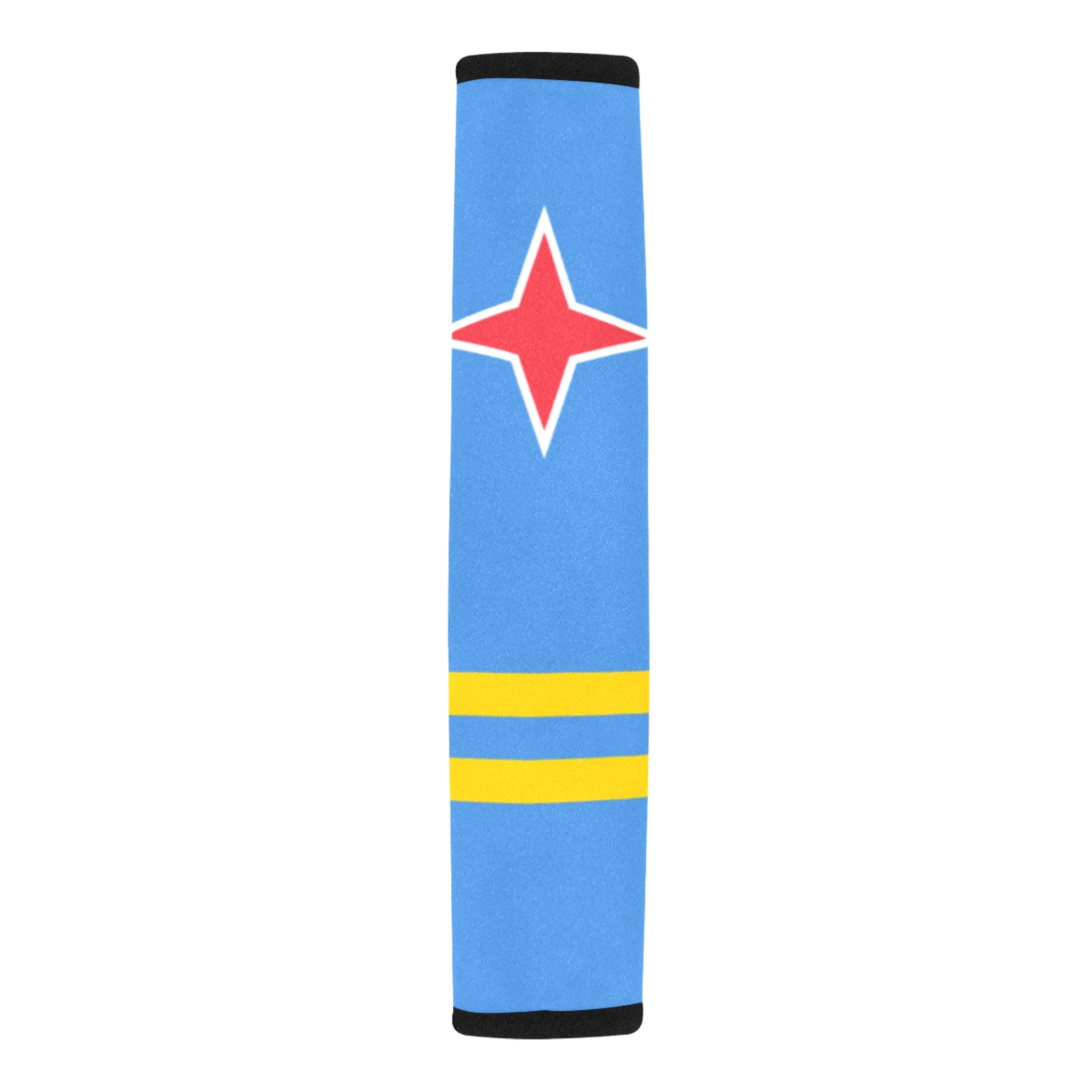 Aruba Flag Car Seat Belt Cover 7''x12.6'' (Pack of 2) - Conscious Apparel Store